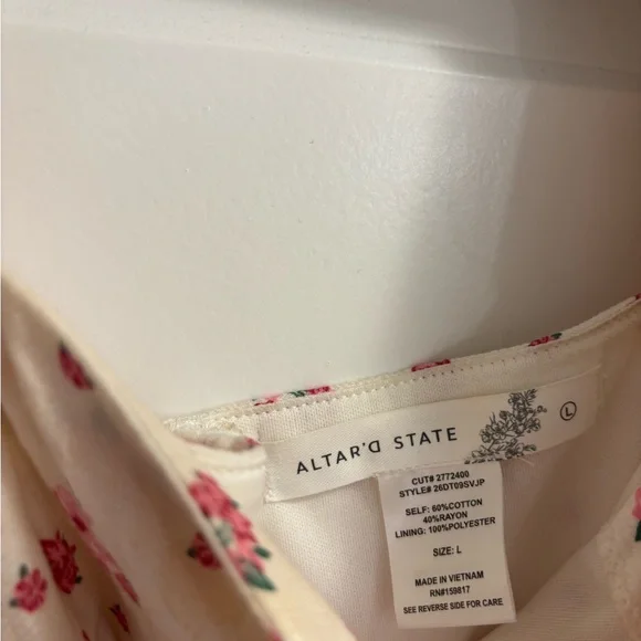 Altar'd State Pink Floral Mini Dress - Picture 13 of 13
